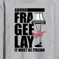 thumbnail image 3 of A Christmas Story - Leg Lamp Frageelay - Men's Long Sleeve T-Shirt, 3 of 5