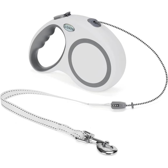 Retractable Dog Leash 30 FT, GUDWING Dog Walking Leash for Medium Large Dogs up to 77 lbs, Heavy Duty No Tangle, Large