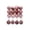 Red, variant on Shatterproof Christmas Ornaments Painted Vintage Tree Hanging Baubles Decorative Gift Set Holiday Party White 12 Pack