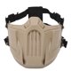 thumbnail image 2 of Protección de media cara, protector facial de medio cráneo, tácticas, protector facial, artesanía superior, 2 of 8