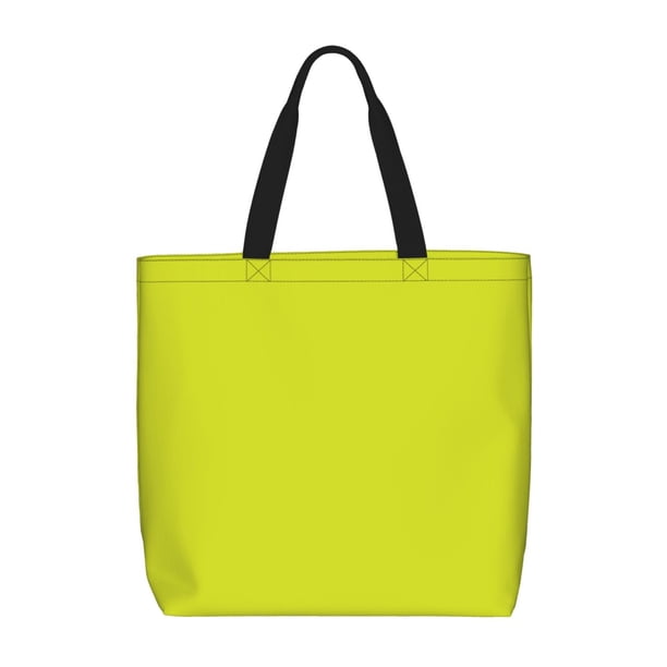 Easygdp Yellow Bolsa Tote para Mujer, Bolso de Hombro para Trabajo, Playa, Viajes, Compras y Supermercado