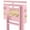 Pink, variant on Camaflexi Tribeca Solid Wood Low Loft Bed Frame Full in Gray