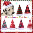 thumbnail image 2 of Sombrero de Navidad para mascotas, sombrero de Papá Noel para cachorros pequeños, adornos de disfraces de vacaciones, accesorios de Cosplay, suministros de disfraces para mascotas, 2 of 4