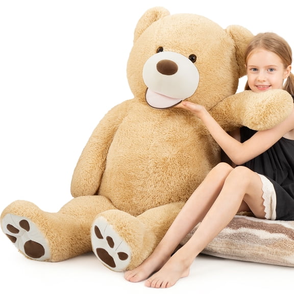 MorisMos Giant Teddy Bear 4ft Stuffed Animal Soft Big Stuffed Bear Plush Toy