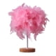 thumbnail image 2 of Lámpa de mesa de plumas elegante lámpa de lectura de iluminación de Rosado Colco Lámpara de escritorio, 2 of 7