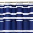thumbnail image 2 of Fabric Shower Curtain - 72 x 72 Inch, Navy Blue Stripe, 2 of 5