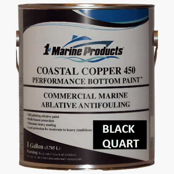 US Marine Products Black Quart Coastal Marine Paint