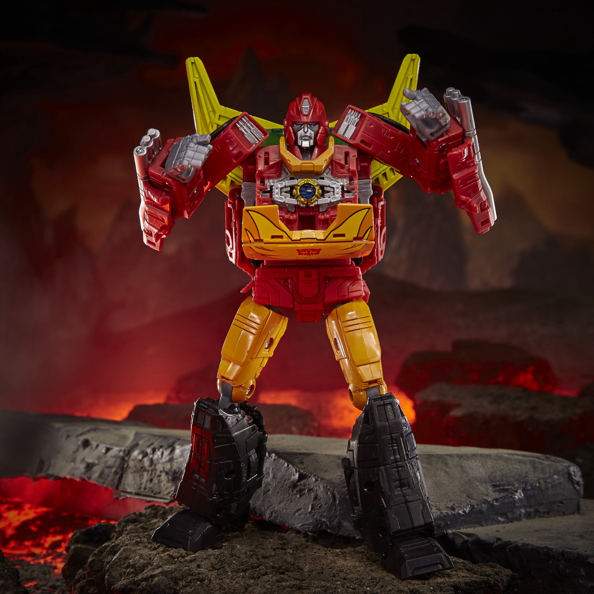 Transformers: Kingdom War for Cybertron Rodimus Prime Kids Toy Action Figure for Boys and Girls (12”)