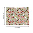 thumbnail image 6 of Picia Colorful Chili Pattern Tapestry-Tapestries for Bedroom Living Room Dorm(29x37"), 6 of 8