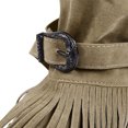 thumbnail image 3 of adviicd Womens Boots Low Heel Size 10 Fringe Fashion Women's Toe Shoes Short Round Casual Retro Boots Flat women's, 3 of 5