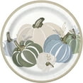 thumbnail image 2 of Thanksgiving Plates and Napkins - 16 Pumpkin Dinner Plates, 16 "Grateful" Dessert Plates, 16 Pumpkin Napkins, 2 of 5
