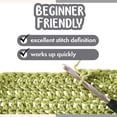 thumbnail image 5 of Tikeitoo Crochet Yarn for Beginners, Cotton Yarn for Crocheting, Easy Yarns with Easy-to-See Stitches and No Split, Worsted Medium # 4 Yarn, Cotton-Nylon Blend,Thick & Soft, 5 of 8