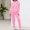 Pink, variant on Pyhlmscde Women's Fashionable Loose High Neck Sweatshirt Set, Women 2 Piece Outfits Sets, Fall Outfits for Women, Fall Clothes for Women