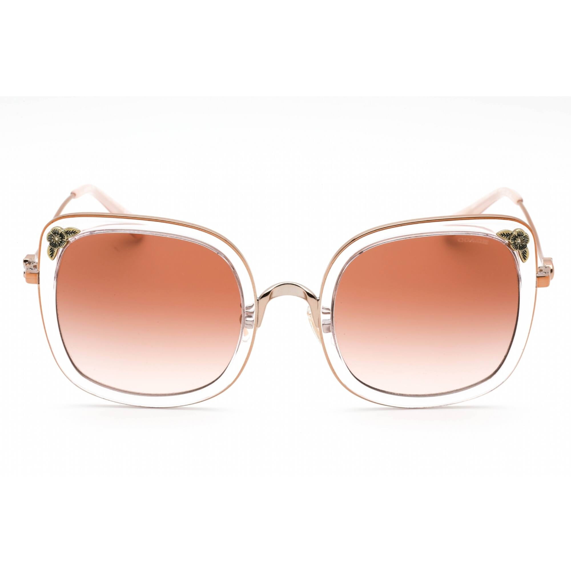 COACH HC7101B 933113 Square Rose Gold Trans Pink Grad 53 mm Women s Sunglasses Walmart