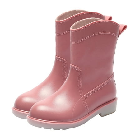 

Mid Calf Rain Boots Fashionable Comfortable Shoes Waterproof Non-Slip Boots for Women for Outdoor Camping Hiking New