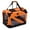 Orange, variant on Pet Life ® '360° Vista View' Zippered Soft Folding Collapsible Durable Metal Framed Pet Dog Crate House Carrier
