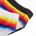 thumbnail image 5 of Traje de baño corto a rayas para hombre, bañador sexy para hombre, bañador corto de playa, traje de baño de verano para surf, pantalones de bikini, bañador corto para hombre, 5 of 5