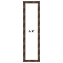 8x37 Frame Gold Real Wood Picture Frame Width 1.5 inches | Interior Frame Depth 0.5 inches |