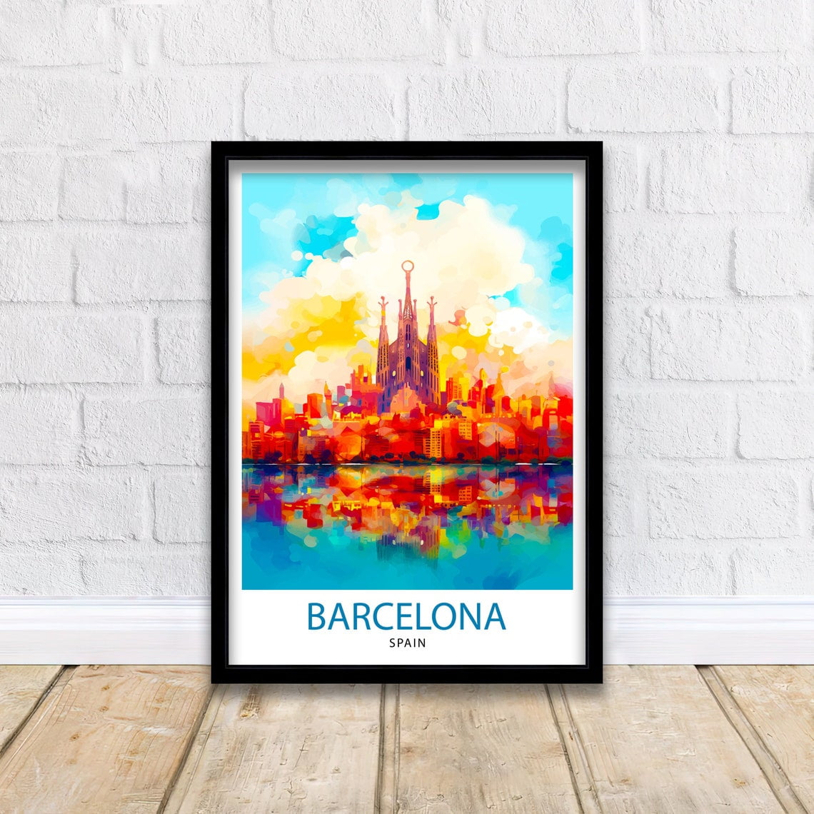 Barcelona Spain Travel Wall Art Prints Travel Inspired Bedroom Home And Gallery Wall Decor