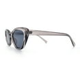 thumbnail image 6 of Womens Retro Classic Minimal Mod Thick Plastic Cat Eye Sunglasses Slate - Black, 6 of 8
