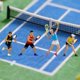 thumbnail image 1 of 4x 1:64 Figuras en miniatura de escala Figuras de personas Collectibles de tenis pequeños Adornos pintados Modelos de decoración de micro paisajismo, 1 of 10