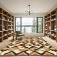 thumbnail image 2 of ODIKA 2'x3' Machine Washable Non-Slip Area Rug, Geometric Beige High Traffic Rug, Beige, 1051569, 2 of 7