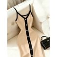 thumbnail image 3 of Apricot Women, Sleeveless Party Slim Fitting V-Neck Slip Dress, 3 of 4