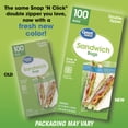 thumbnail image 2 of Great Value Fresh Seal Double Zipper Sandwich Bags, 100 Count, 2 of 11