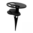 thumbnail image 1 of Mesa de picnic plegable de 2 piezas Estante de vidrio Jardín Césped Estante de cerveza Portabotellas negro Zulema portabotellas plegable, 1 of 2