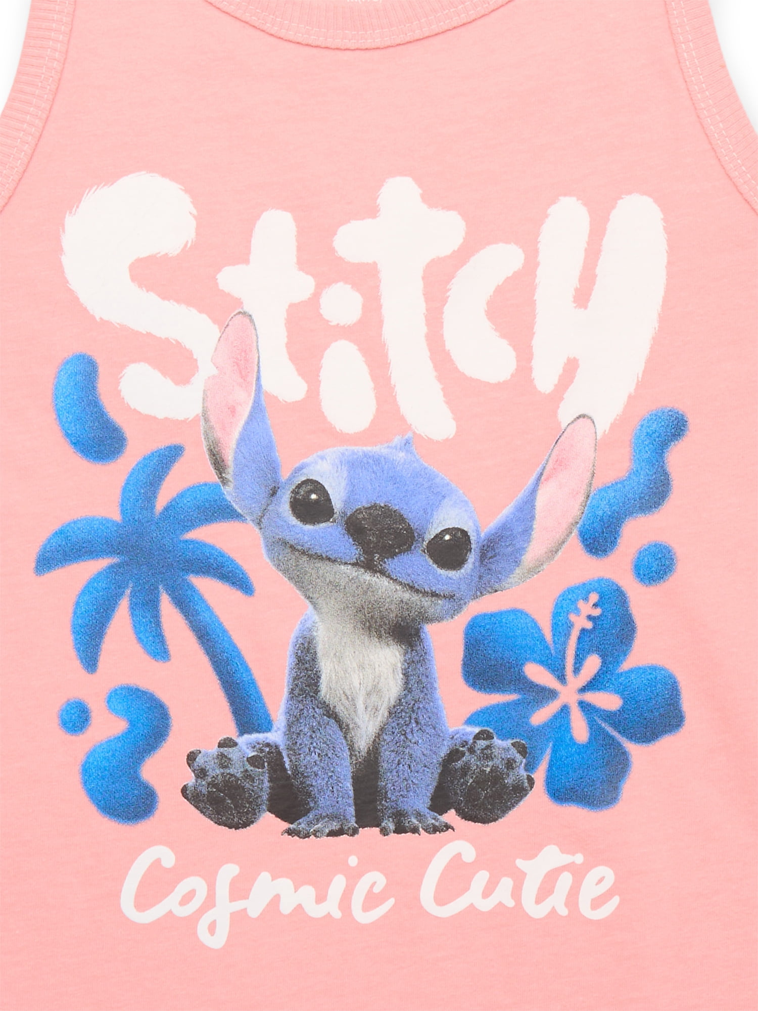 Disney Lilo & Stitch Live Action Girls Graphic Tank Top, Sizes 4-16