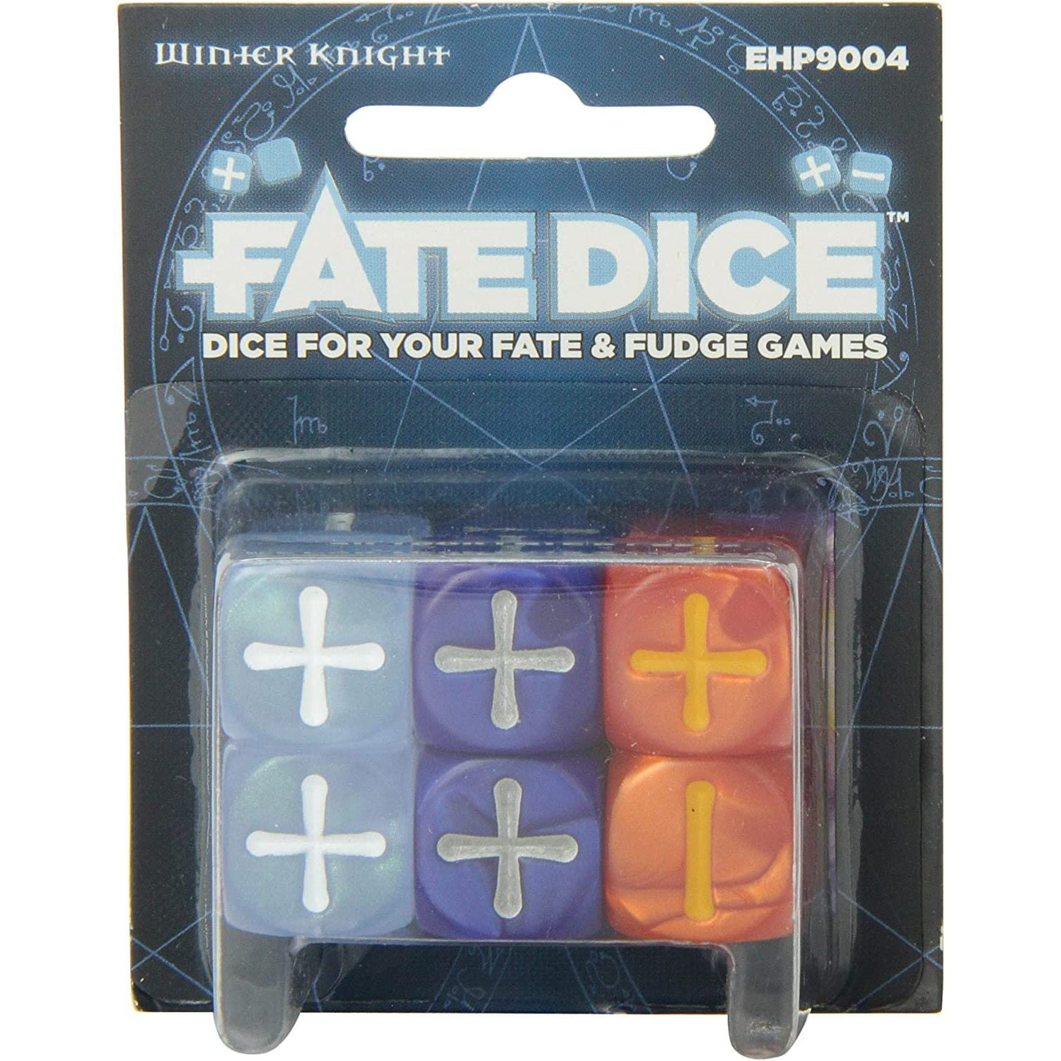 Fate Core Dice Winter Knight, 12 paralyzed dice