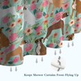 thumbnail image 6 of Cute Boxer Dog and Flowers Florals Shower Curtain 72"x72" ,Bathroom Decorative Shower Curtains Set with 12 Hooks,Modern Waterproof Washable Shower Curtain, 6 of 6