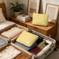 thumbnail image 4 of WWV Luggage Organizer Bags Travel Packing Cubes Nylon Multi-size Clothing Storage Pouches for Suitcase Business Trips Vacation Camping Weekend Yellow, 4 of 6