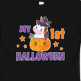 thumbnail image 4 of Inktastic My 1st Halloween with Unicorn Witch Girls Baby T-Shirt, 4 of 5