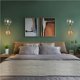 thumbnail image 4 of Lámpara De Pared Compacta Led Luz De Pared Simple Moderna Con Brazo Dorado Largo Para Dormitorio Sala De Estar Café Noticed HA027218-01, 4 of 6