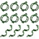 thumbnail image 1 of 150 Uds Clips para plantas Clips verdes para tomate y otras plantas de vid Clips de plástico para tomate para soporte enrejado de uva para clips de vegetales de vid Clips para pepino, 1 of 3