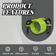 thumbnail image 4 of MELIVO Bike Lock,47.24" Bicycle Lock,Cable Bicycle Lock Bike Locks,Green, 4 of 7