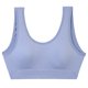 thumbnail image 1 of Sujetador deportivo sin aros con espalda cruzada para mujer - Tejido transpirable que absorbe el sudor, tirantes ajustables, tallas M-XL con medidas de contorno de pecho y bajo pecho, 1 of 4