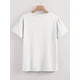 thumbnail image 2 of Graphic Print Casual T-Shirt, Round Neck Short Sleeves Comfy Sports Tee, Women's Versatile Tops, 2 of 6