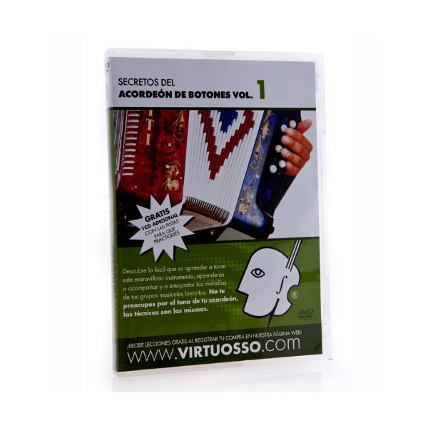 Virtuosso Curso De Acordeon De Botones DVD & CD  