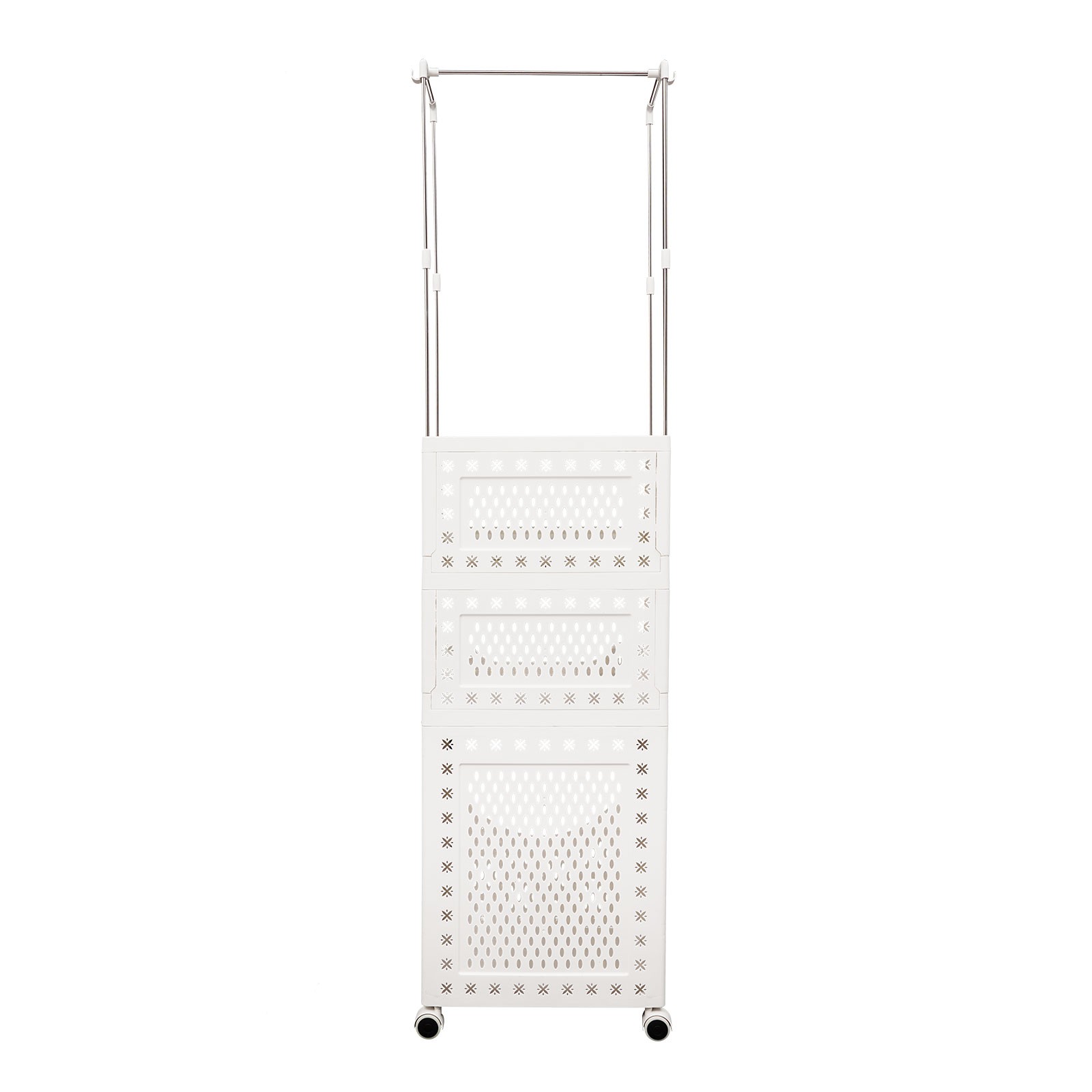 4 Tiers 30*40*157cm Laundry Basket Laundry Hamper Cart Dirty Clothes Hamper