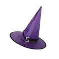 thumbnail image 3 of Advancent Sombrero con luces LED para vacaciones de Halloween que brilla intensamente, se puede usar en la cabeza o como colgante, sombrero de bruja, Iluminación navideña Violeta Advancent HA006911-04B, 3 of 6