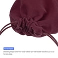 thumbnail image 5 of Velvet Drawstring Bags 2.76x3.54 Inch Gift Bags Jewelry Pouches Burgundy 10Pcs, 5 of 6
