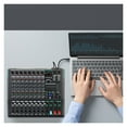 thumbnail image 2 of Professional Audio Mixer 8 Channel Sound Board Console DJ Mixing Desk System Interface Built-in 99 Reverb Effect ,Easy to Operate, 2 of 7