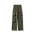 thumbnail image 1 of Diufon Pantalon Cargo Large pour Hommes Taille à Cordon Décontractée Pantalon de Randonnée Extérieur Ample avec Multi-Poches, 1 of 3