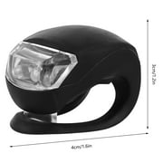 Gpoty 2pcs Silicone Bicycle Lights LED Bike Light Waterproof Bicycle Front Rear Light 3 Switching Modes Bicycle Lights Frog LED Bike Headlight Bike Taillight Safety LED Bike Lamps for Road Bike MTB