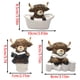thumbnail image 3 of Decoración del hogar, decoración de habitaciones, decoración de paredes, figuras de resina de vaca para decoración del hogar, adornos, figura de toro, 3 of 9