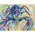 thumbnail image 3 of Vertentes, Jeanette 14x12 Black Modern Framed Museum Art Print Titled - Lilly Lobster II, 3 of 5
