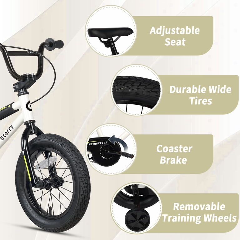 Free Shipping! cubsala 14 Inch Little Kids Bike BMX Style Bicycle