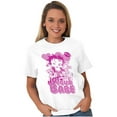 thumbnail image 3 of Betty Boop Not Your Babe Biker Women's Graphic T Shirt Tees Brisco Brands S, 3 of 5